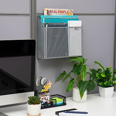 Mind Reader 3 Tier Vertical Mount Wall File Holder