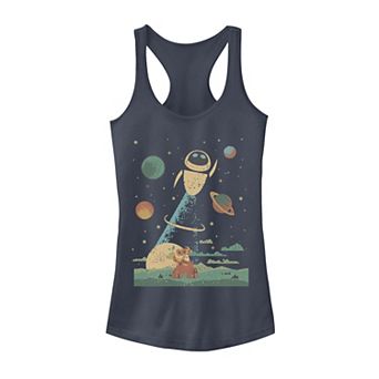 Disney's Wall-E Juniors' Space Poster Tank Top