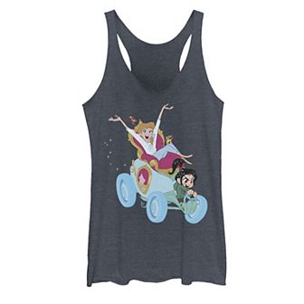 Disney's Wreck It Ralph 2 Juniors' Comfy Princess Cinderella Tank Top