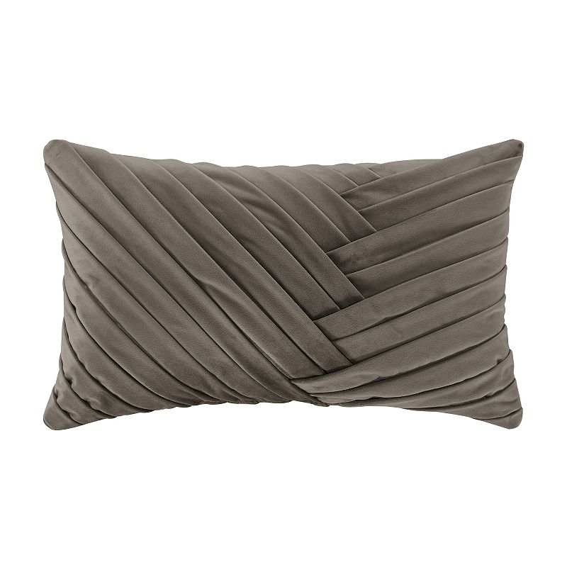 J. Queen New York Cracked Ice Boudoir Throw Pillow in Taupe