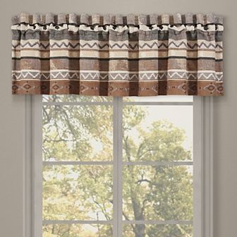 Five Queens Court Tatum Gold Window Straight Valance