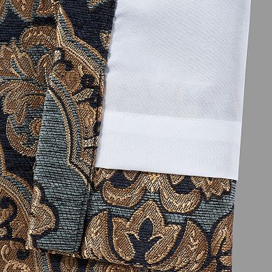 37 West Bristol Indigo 2-pack Window Curtain Set