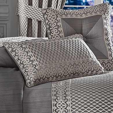 37 West Houston Charcoal Boudoir Decorative Throw Pillow