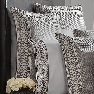 37 West Houston Charcoal Euro Sham