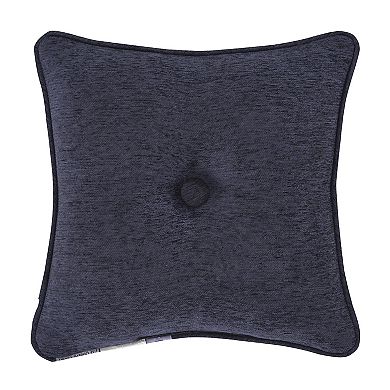37 West Woodstock Indigo 18" Square Decorative Throw Pillow