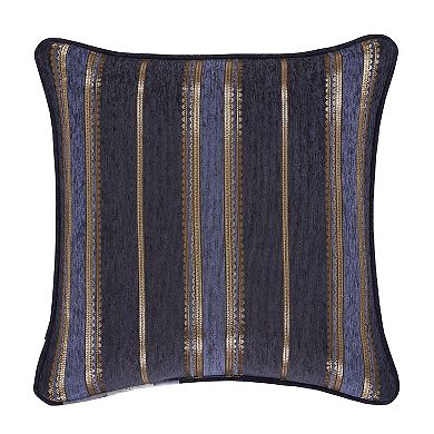 37 West Woodstock Indigo 20" Square Decorative Throw Pillow