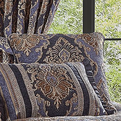 37 West Woodstock Indigo 20" Square Decorative Throw Pillow