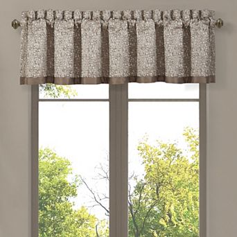Five Queens Court Calgary Taupe Window Straight Valance