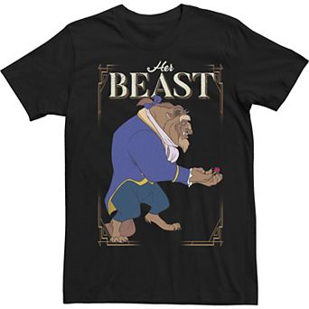 Disney's Beauty And The Beast Big & Tall Her Beast Couples Tee