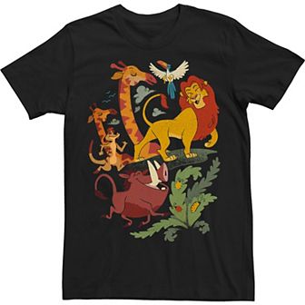 Disney's The Lion King Big & Tall Friends Animated Portrait Tee
