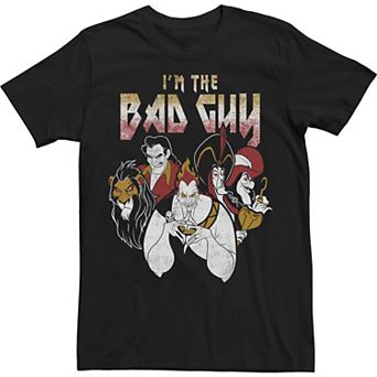 Big & Tall Disney Villains I'm The Bad Guy Group Portrait Tee