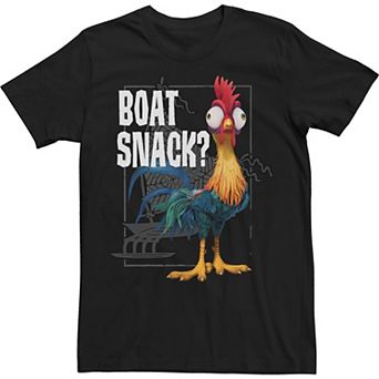 Big & Tall Disney Moana Hei Hei Boat Snack Portrait Tee