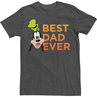 Disney's Mickey And Friends Goofy Big & Tall Father's Day Best Dad Ever Tee