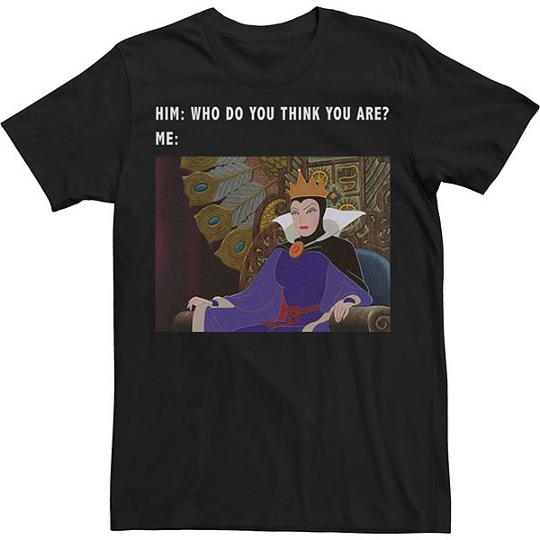 Big & Tall Disney Sleeping Beauty Maleficent Evil Queen Meme Tee