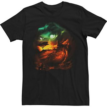 Big & Tall Lion king Birth Of A King Artsy Tee