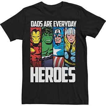 Big & Tall Marvel Avengers Father's Day Everyday Heroes Tee