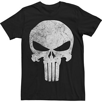 Big & Tall Marvel Punisher Distresskull Logo Tee