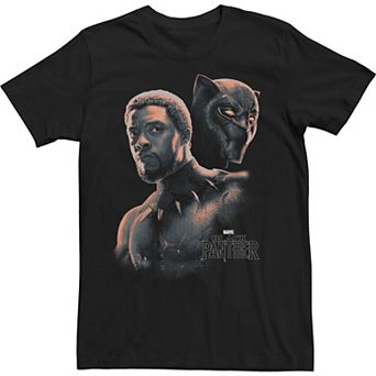 Big & Tall Marvel Black Panther T'Challa Unmasked Portrait Tee