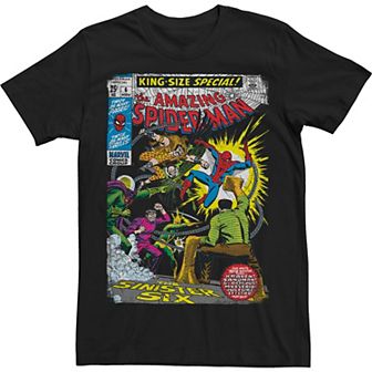 Big & Tall Marvel The Amazing Spider-Man King-Size Special Comic Cover Tee