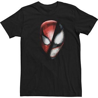 Big & Tall Marvel Venom & Spider-Man Rivals Face Mask Tee