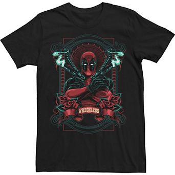 Big & Tall Marvel Deadpool Wreckless Portrait Tee