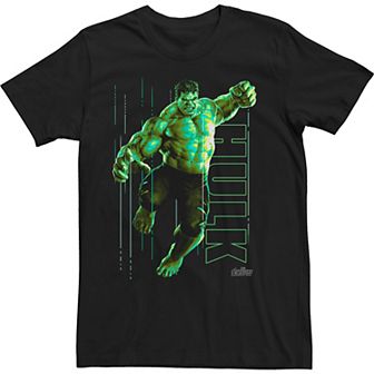 Big & Tall Marvel Infinity War Incredible Hulk Jump Smash Tee