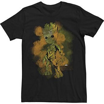 Big & Tall Marvel Groot Guardians of Galaxy 2 Smudge Tee