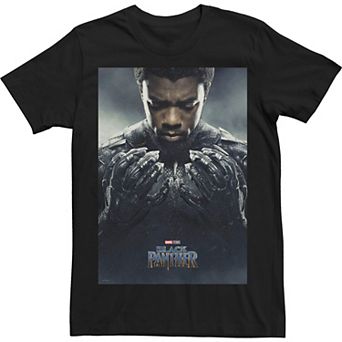 Big & Tall Marvel Black Panther Avengers T'Challa Poster Tee