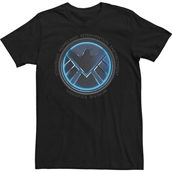 Big & Tall Marvel S.H.I.E.L.D. Tech Logo Tee