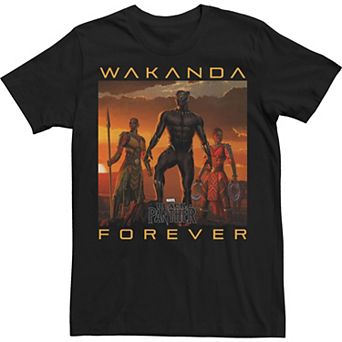Big & Tall Marvel Wakanda Forever Tee