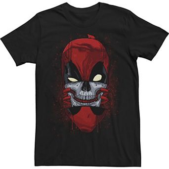 Big & Tall Marvel Deadpool Skull Splatter Tee