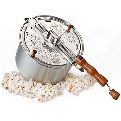 Wabash Valley Farms Whirley-Pop Popcorn Popper & For The Love of Popcorn Cello Set
