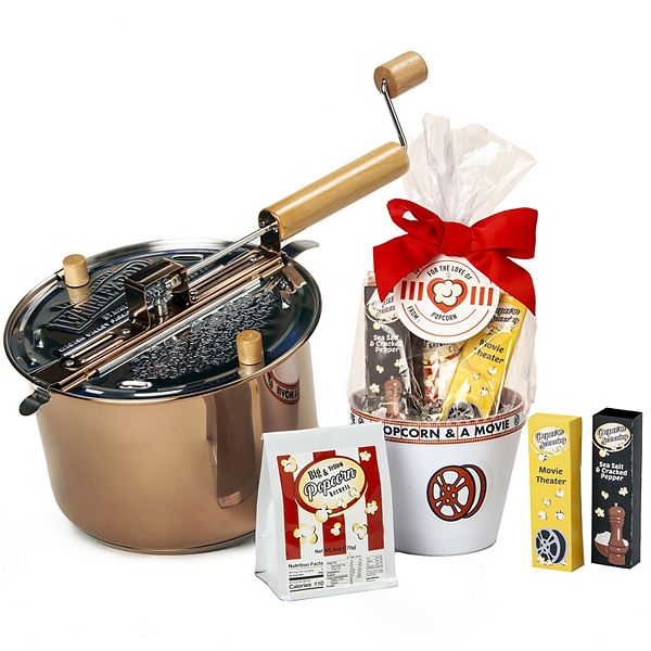 Wabash Valley Farms CopperPlated Stainless Steel WhirleyPop Popcorn