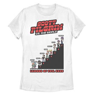 Juniors' Scott Pilgrim Vs. The World League Of Evil Exes Tee