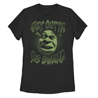 Juniors' Shrek Get Outta My Swamp Tee
