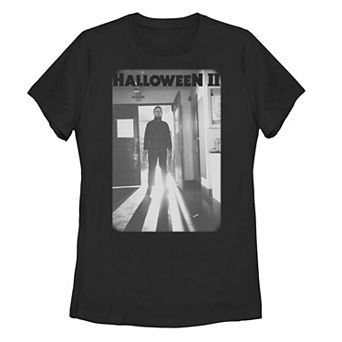 Juniors' Halloween 2 Michael Myers Faded Poster Graphic Tee