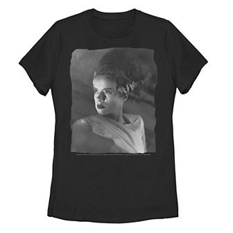Juniors' Universal Monsters Bride Of Frankenstein Classic Graphic Tee