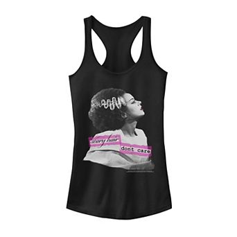 Juniors' Universal Monsters Bride Of Frankenstein Scary Hair Graphic Tank Top