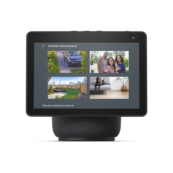 Echo Show 10 Smart Speaker with 10.1 Screen, Motion & Alexa Voice  Recognition & Control, 3rd Generation, Charcoal