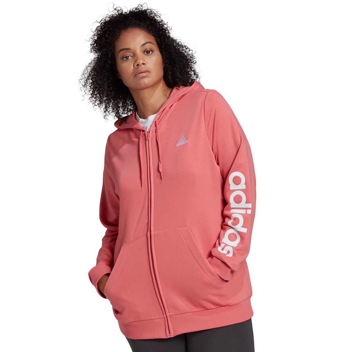 adidas zip hoodie women's sale