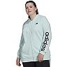 Plus Size adidas Linear French Terry Zip-Front Jacket 