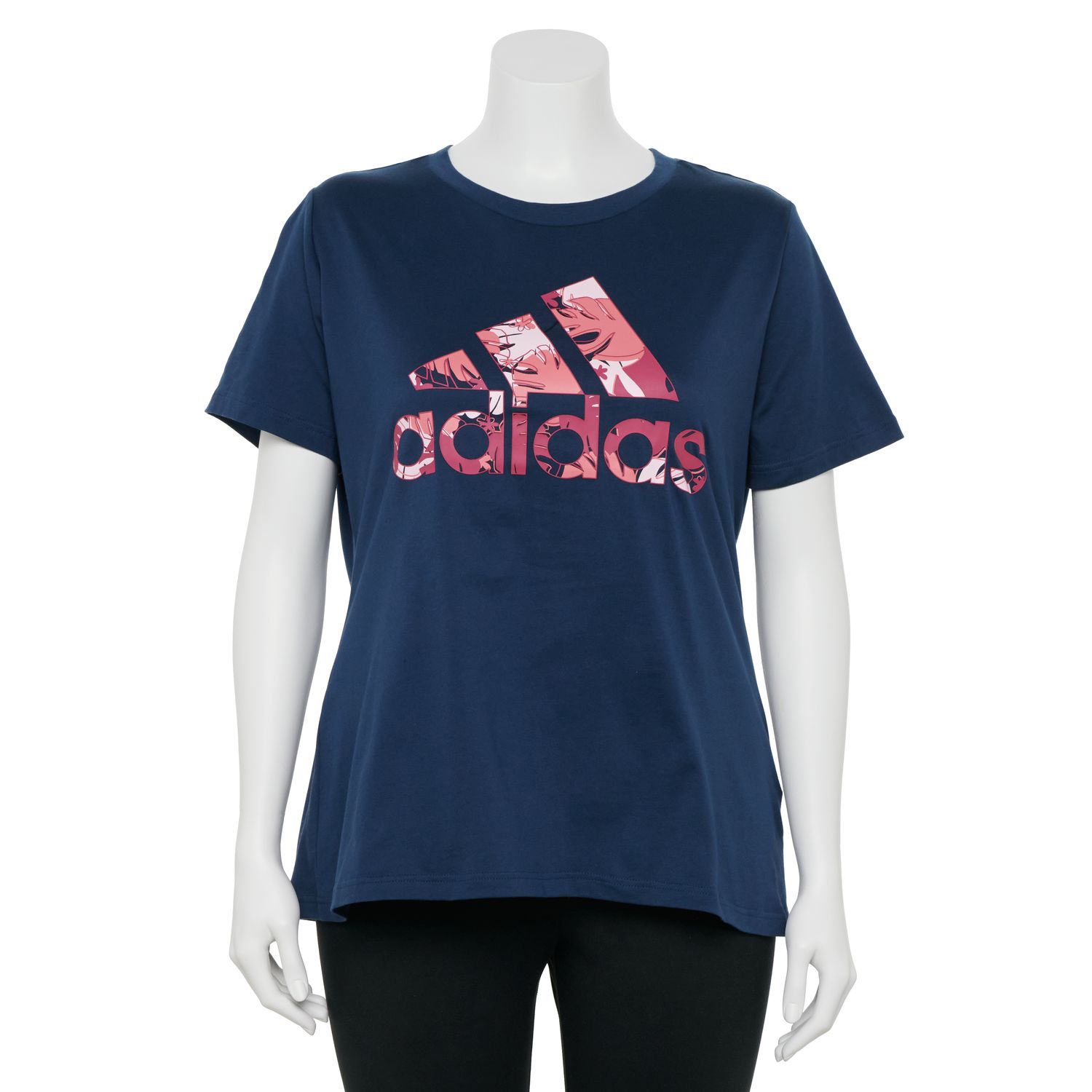 blue adidas top womens