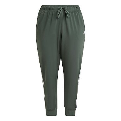 Plus Size adidas Essential 3-Stripe Single Jersey Pants