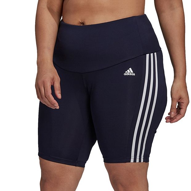 Adidas plus size biker shorts on sale