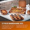 Gotham Steel 20-pc. Hard-Anodized Ti-Ceramic Nonstick Cookware & Bakeware Set