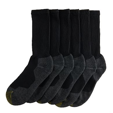 Men's GOLDTOE® 6-pack Work Crew Socks
