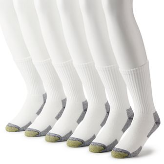 Men's GOLDTOE® 6-pack Work Cotton Crew Socks