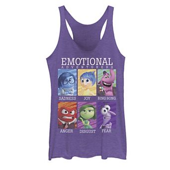 Juniors' Pixar Inside Out Yearbook Group Shot Tank Top