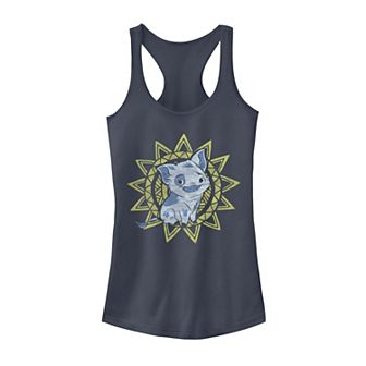 Disney's Moana Juniors' Pua Geometric Sun Poster Tank Top