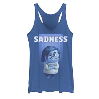 Juniors' Disney Pixar Inside Out Sadness Tank Top